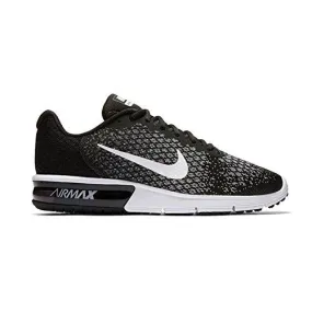 Air Max Sequent 2 Running Shoes Black/White/Dark Grey/Wolf Grey 9.5 DM Us