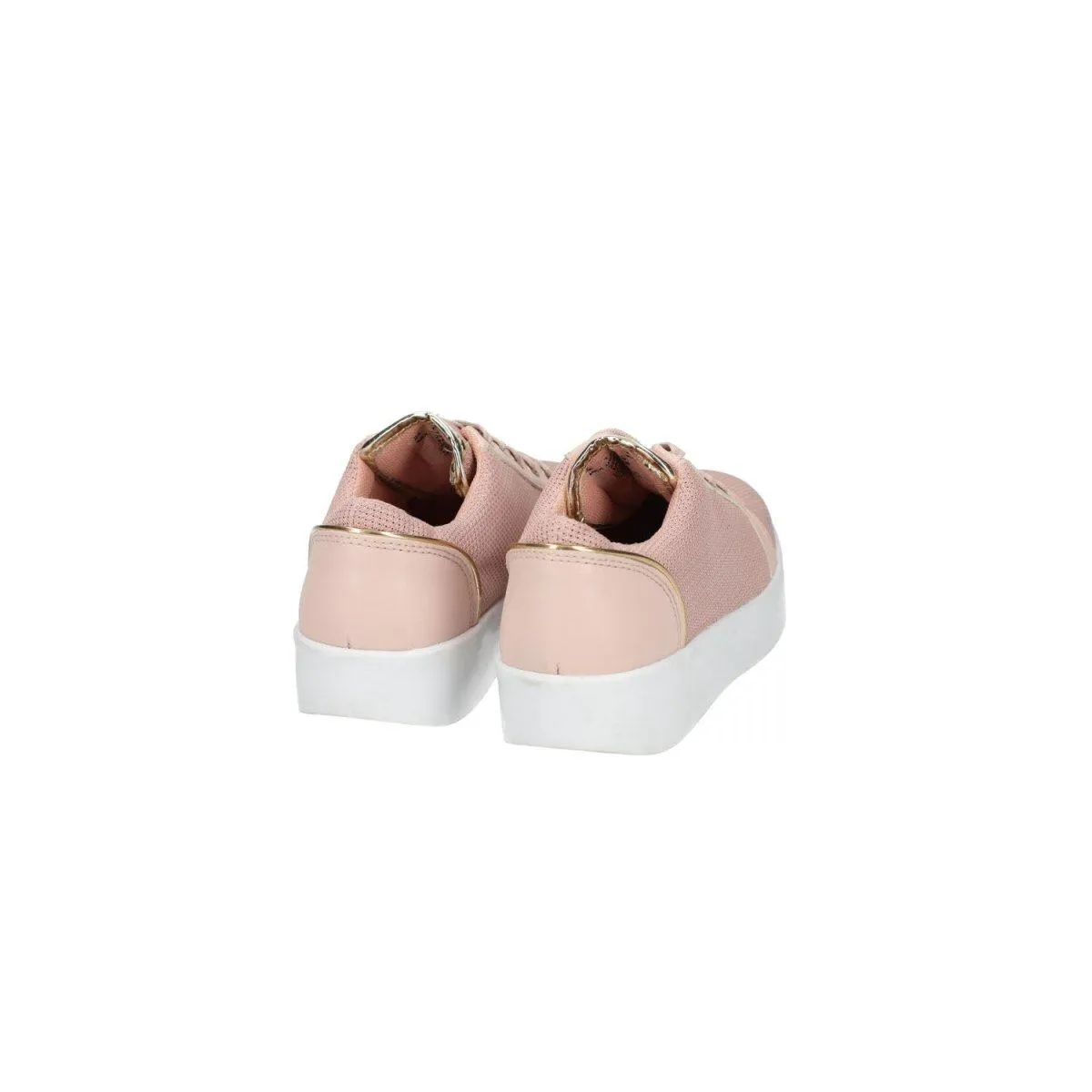 Andrea Knit Low-Top Sneakers Fabric Pink Colour For Women