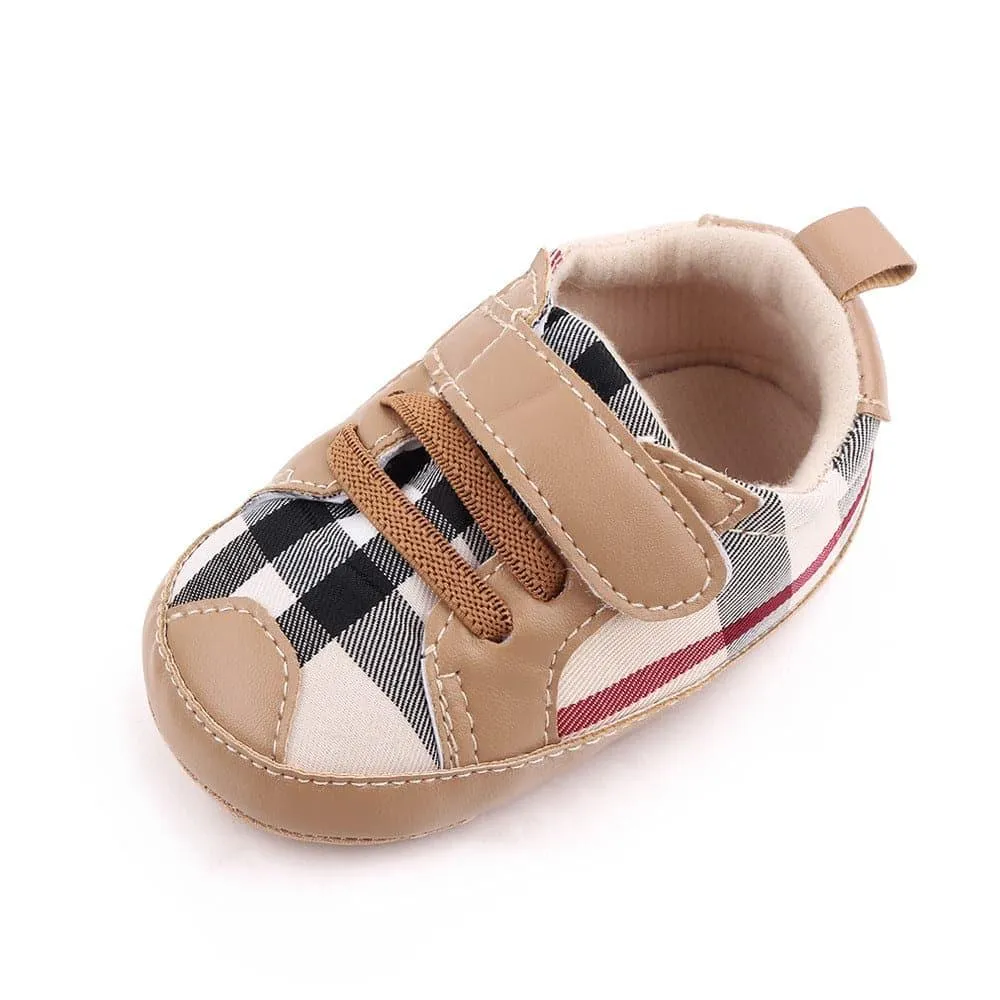 Angelodini™ Plaid Fashion Baby Casual Shoes