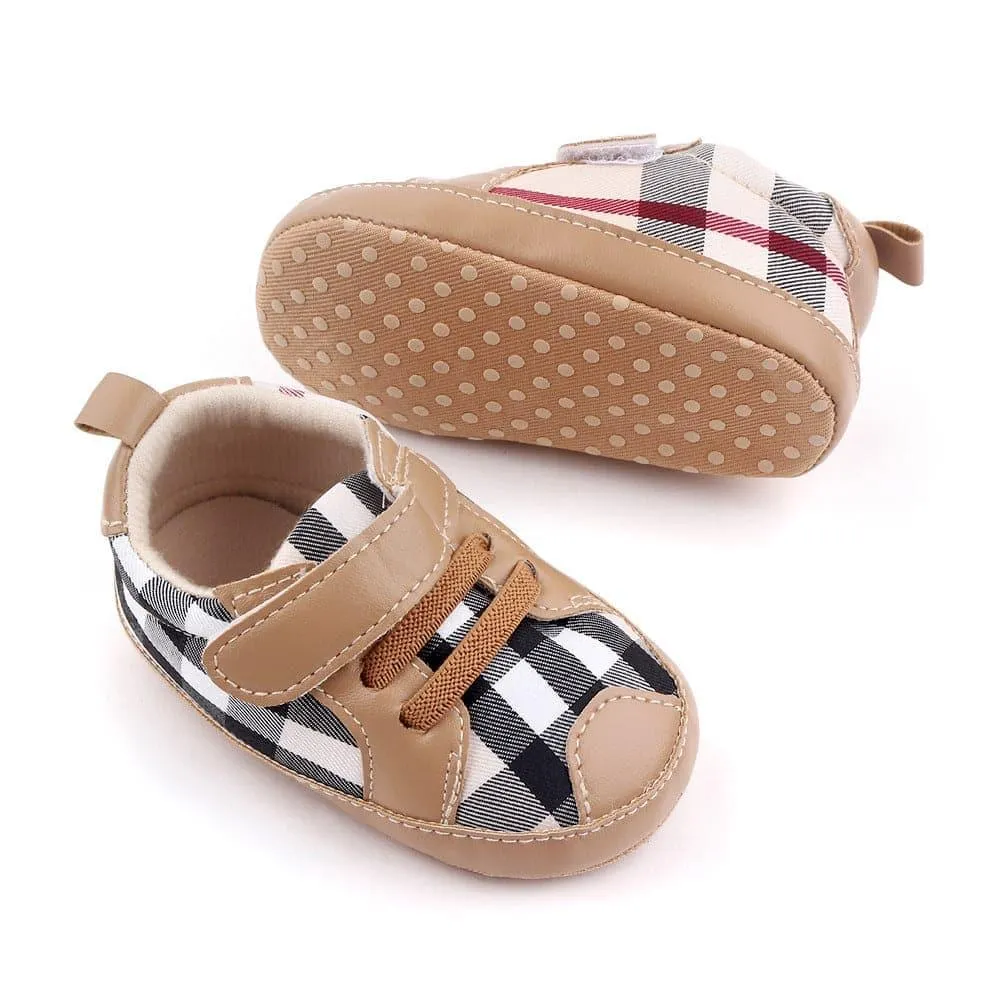 Angelodini™ Plaid Fashion Baby Casual Shoes