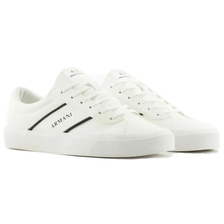 Armani Exchange Contrasting Logo Band Sneakers