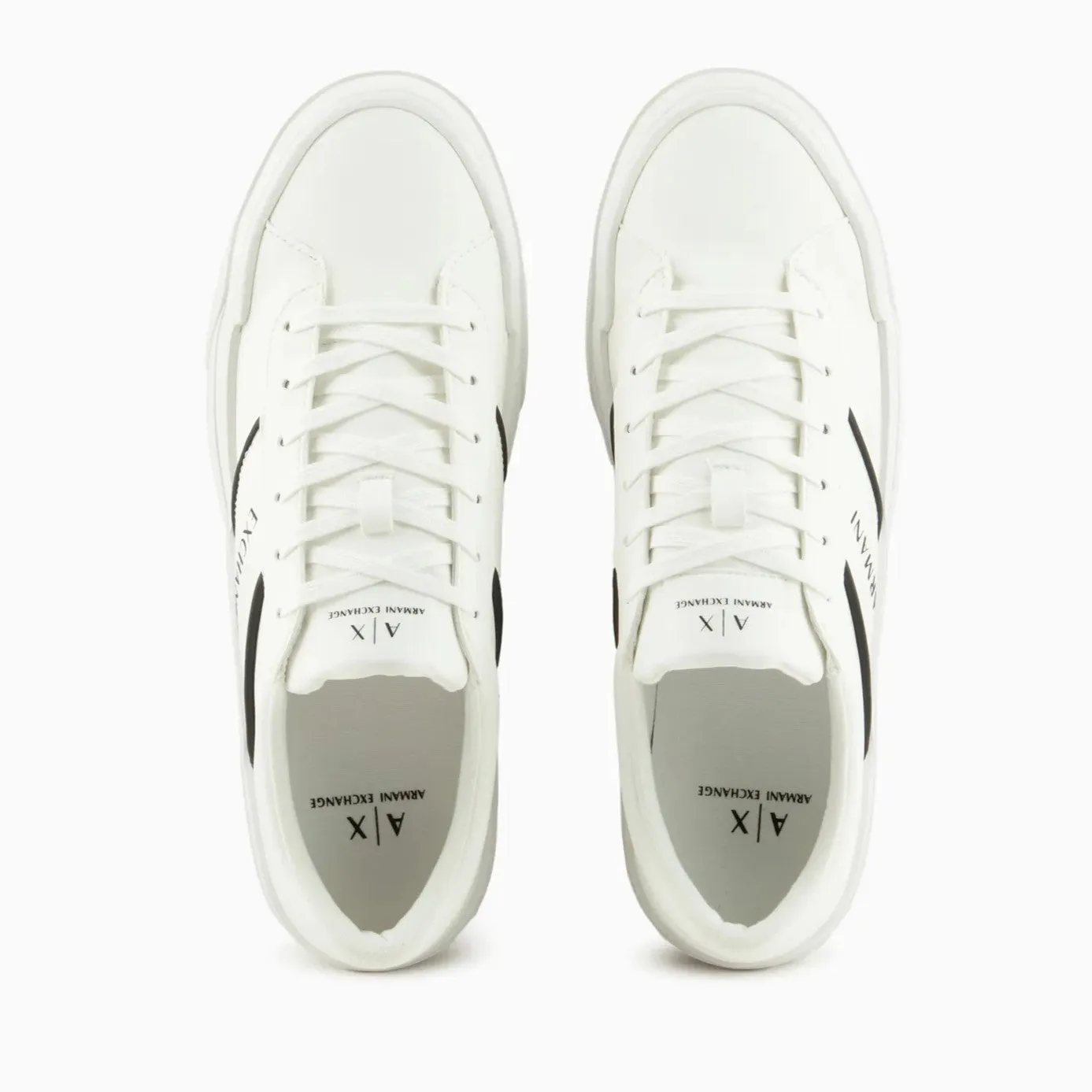 Armani Exchange Contrasting Logo Band Sneakers