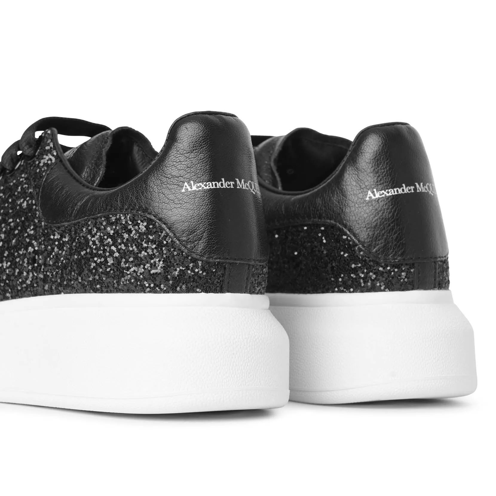 Black glitter classic sneakers