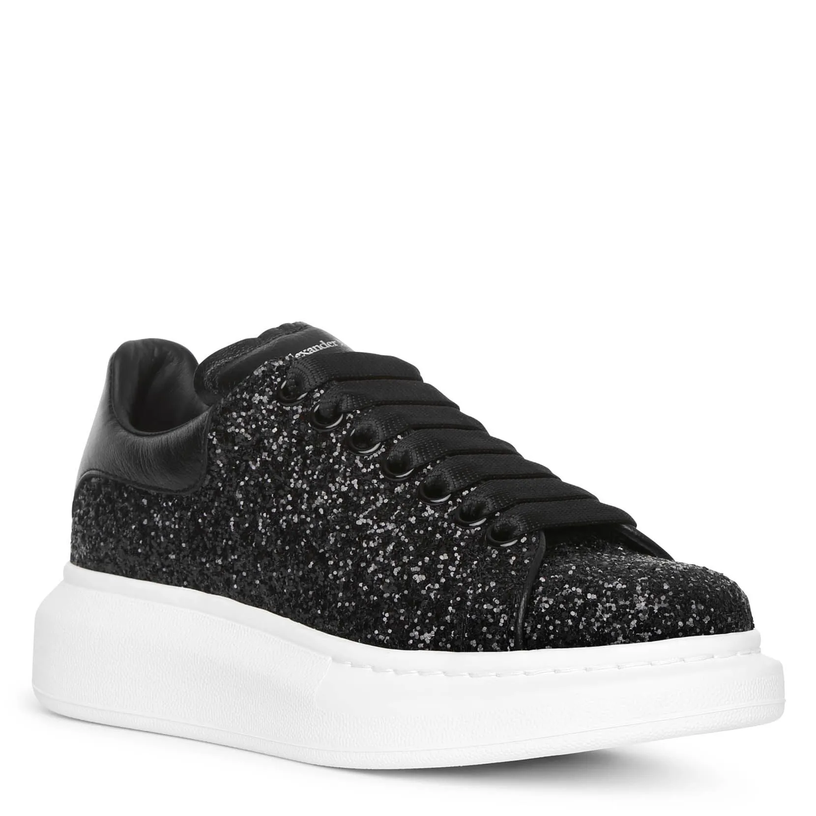 Black glitter classic sneakers