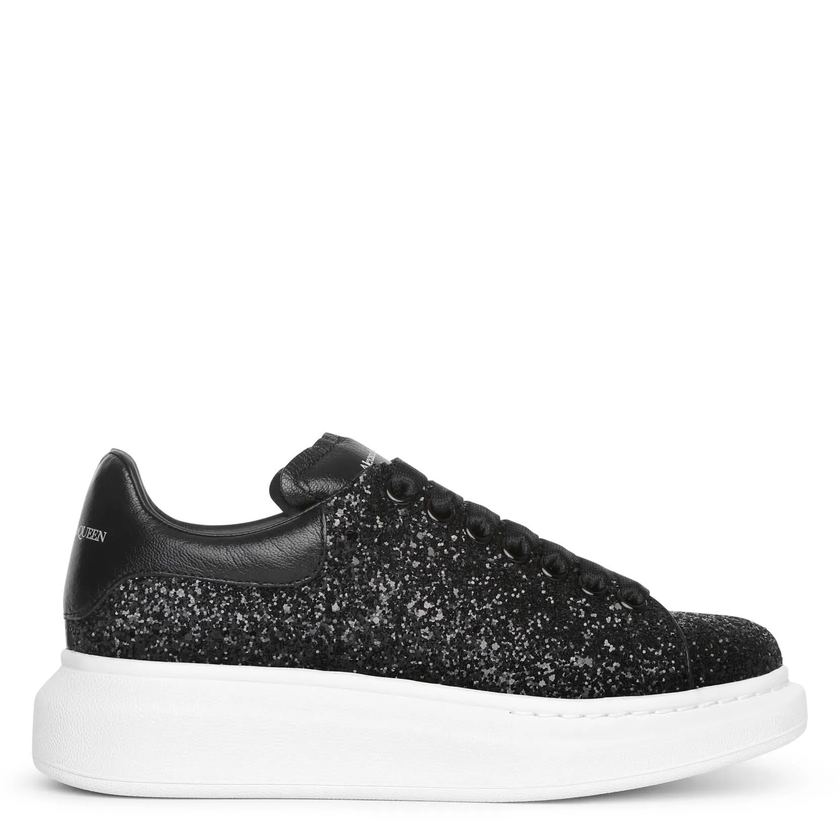 Black glitter classic sneakers