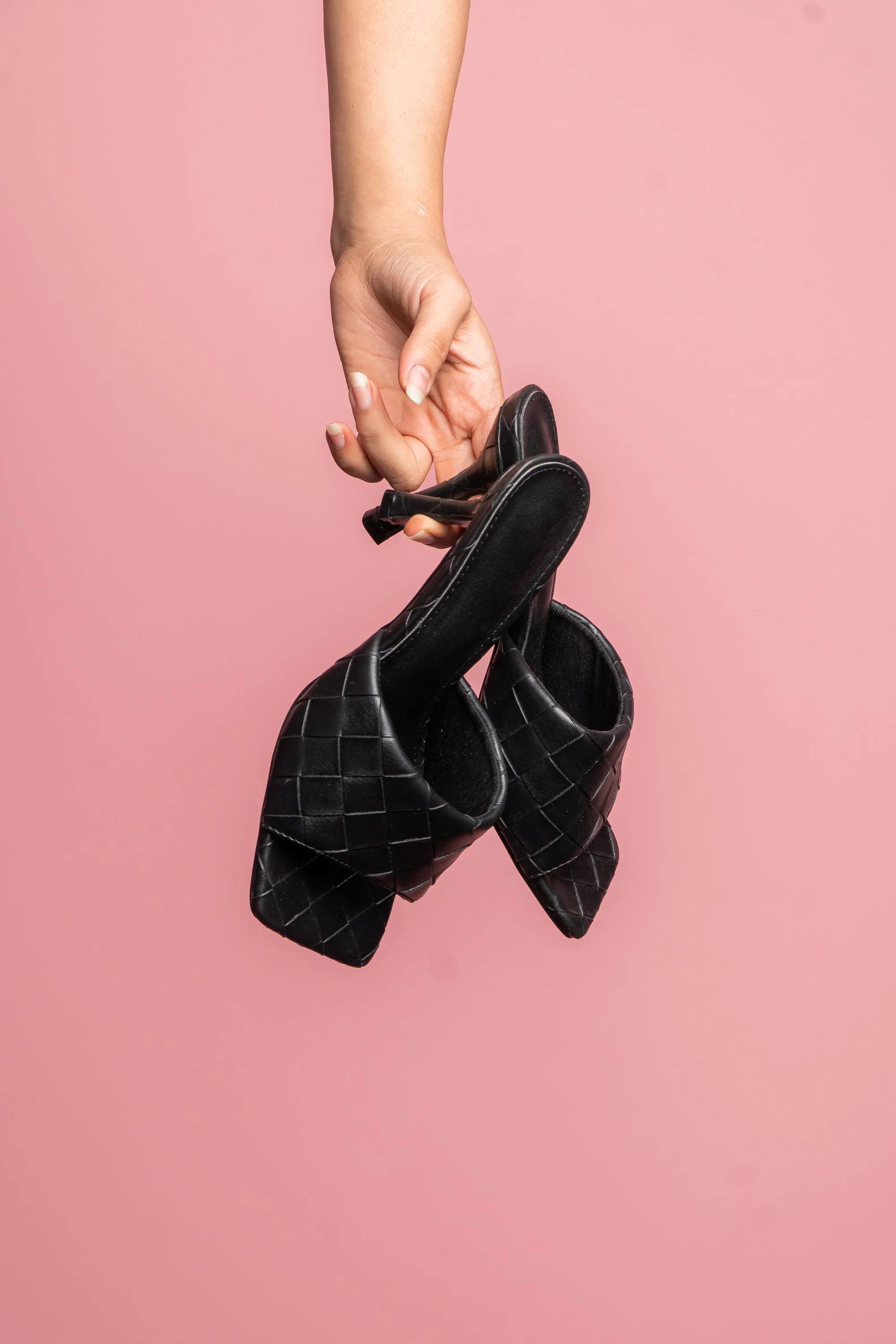 ELLE HIGH HEEL SHOE BLACK