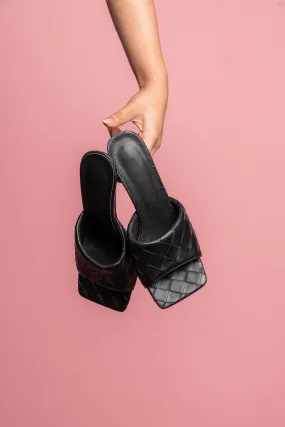 ELLE HIGH HEEL SHOE BLACK