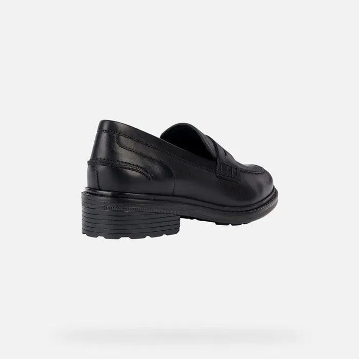 Geox Women's Walk Pleasure Loafers- Black