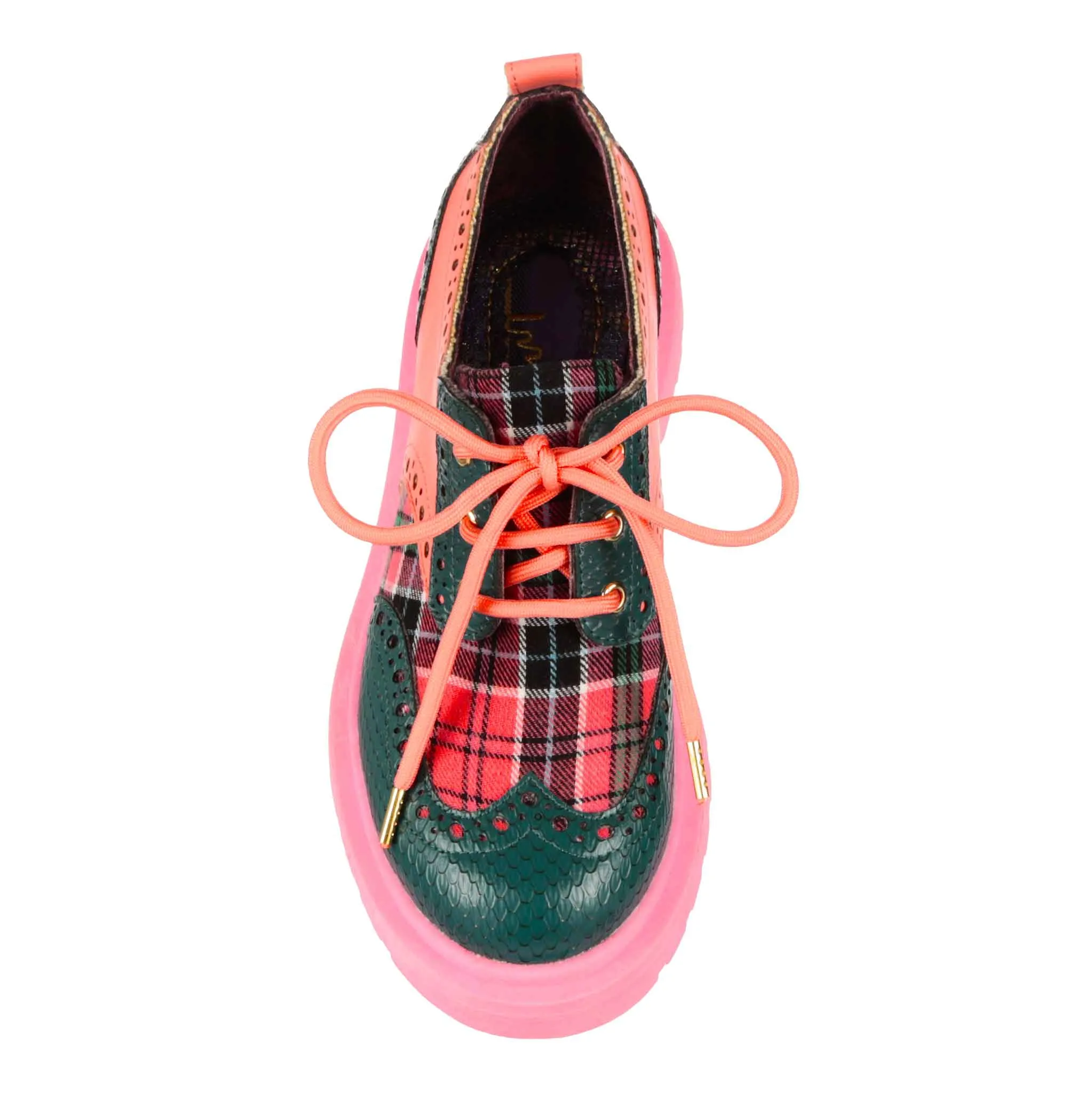 Irregular Choice Womens Smart N Spiffy Shoes - Pink