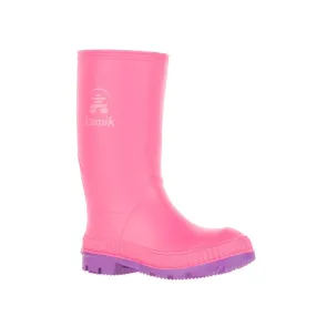 Kamik Stomp | Pink Youth Rain Boots