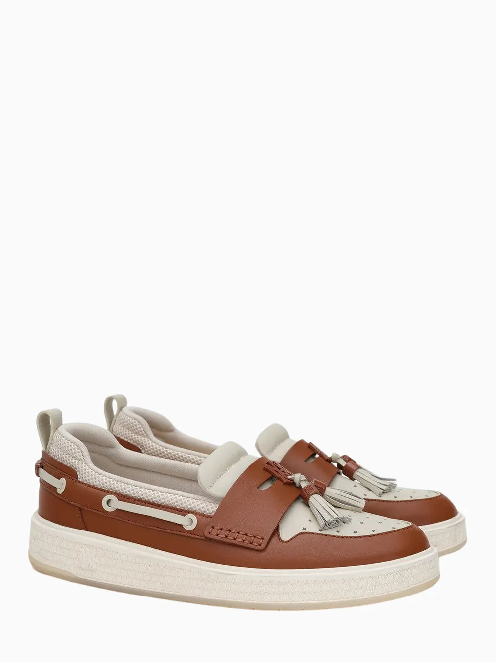 MA Tassle Hybrid Loafers (Brown)