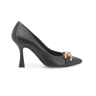 MELLUSO WOMEN PUMPS WITH GOLD DETAILING