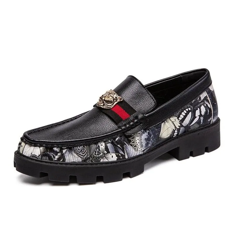 Men's Designer Faux Leather Luxury Loafers
