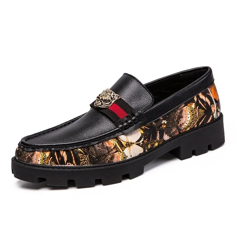 Men's Designer Faux Leather Luxury Loafers