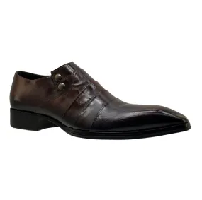 Men's Italian Dress Shoes Jo Ghost 1831 Brown Leather