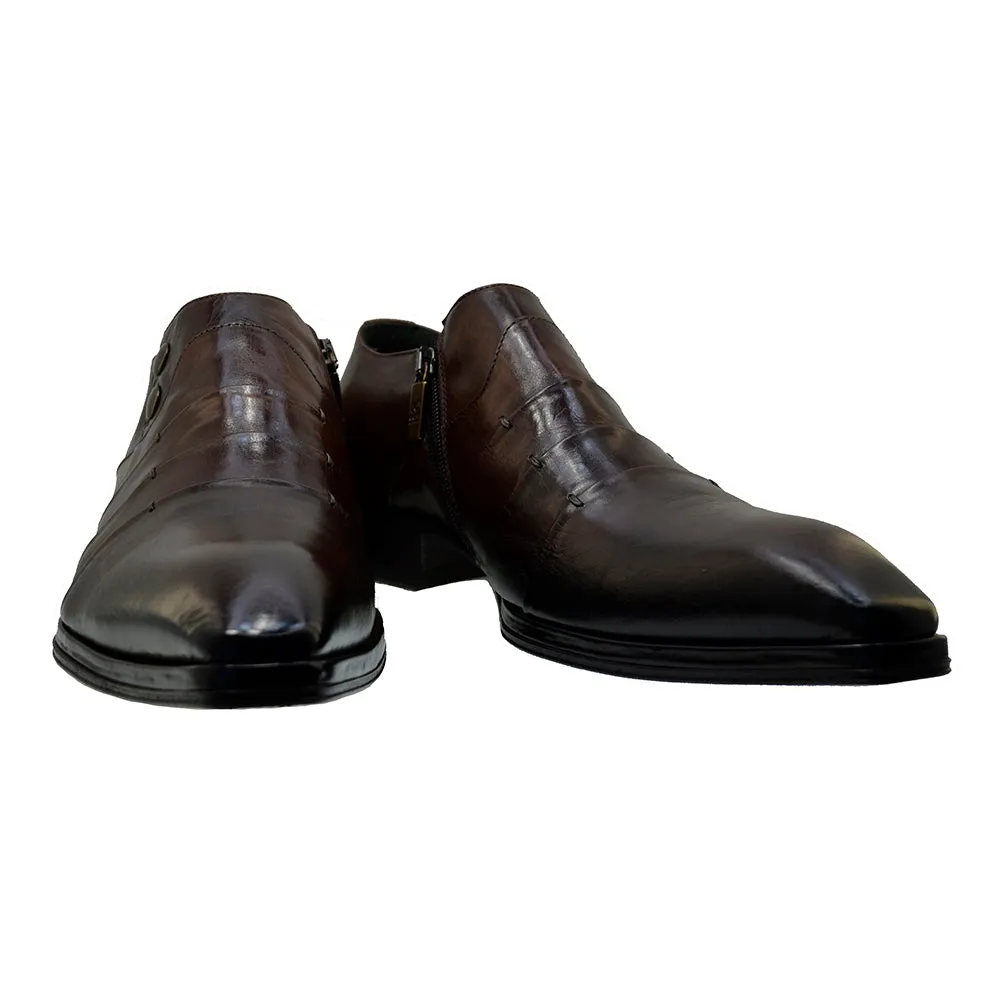 Men's Italian Dress Shoes Jo Ghost 1831 Brown Leather