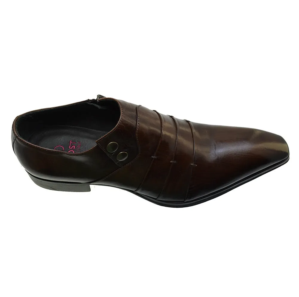 Men's Italian Dress Shoes Jo Ghost 1831 Brown Leather