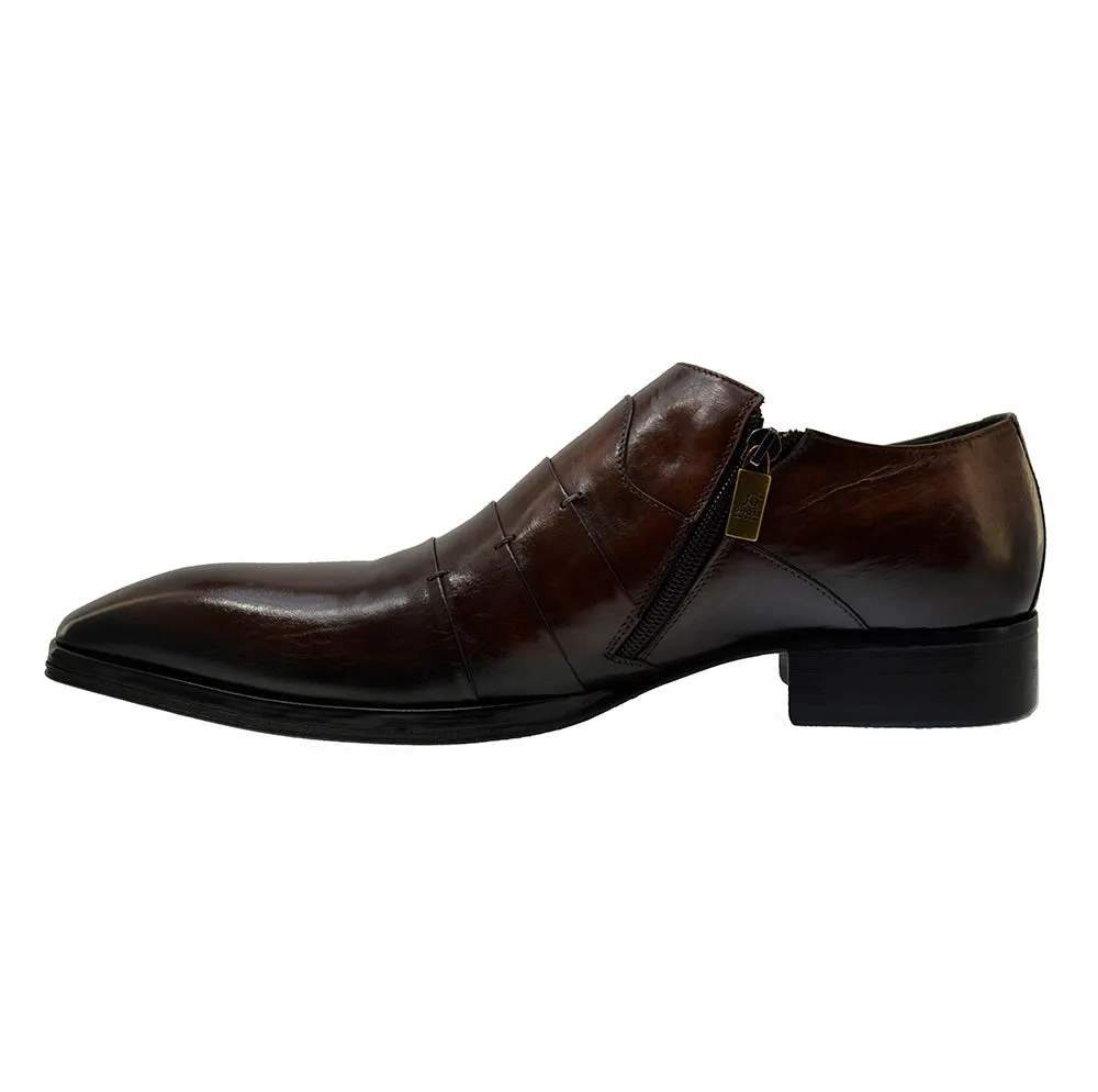 Men's Italian Dress Shoes Jo Ghost 1831 Brown Leather