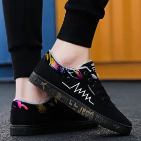 Men's Warm Canvas Shoes