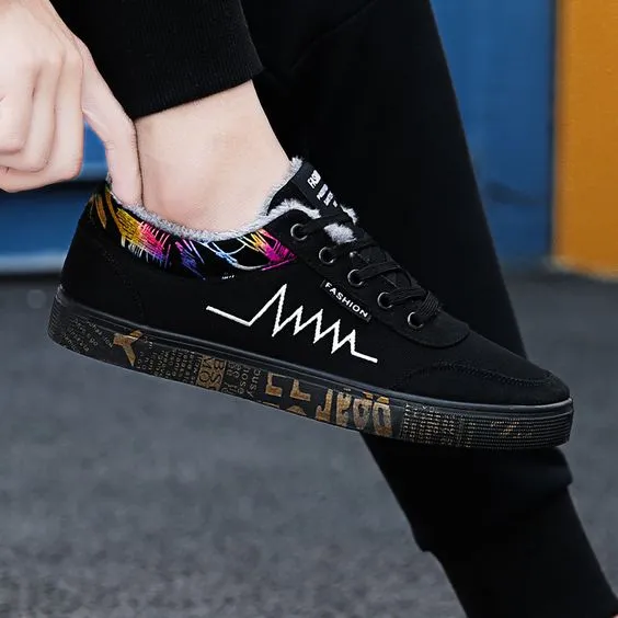 Men's Warm Canvas Shoes