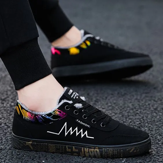 Men's Warm Canvas Shoes