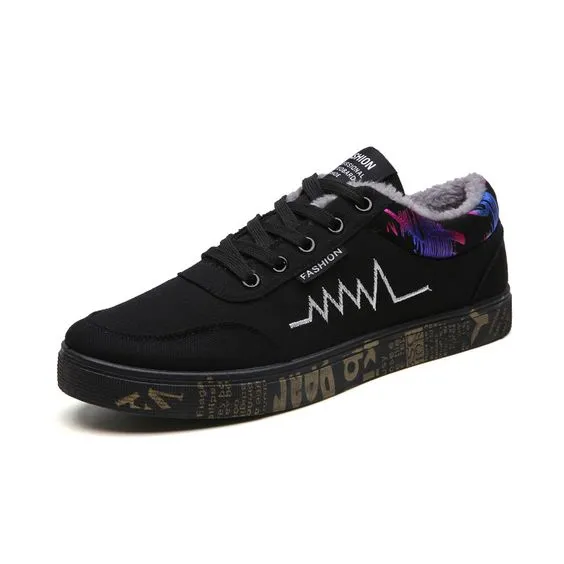Men's Warm Canvas Shoes