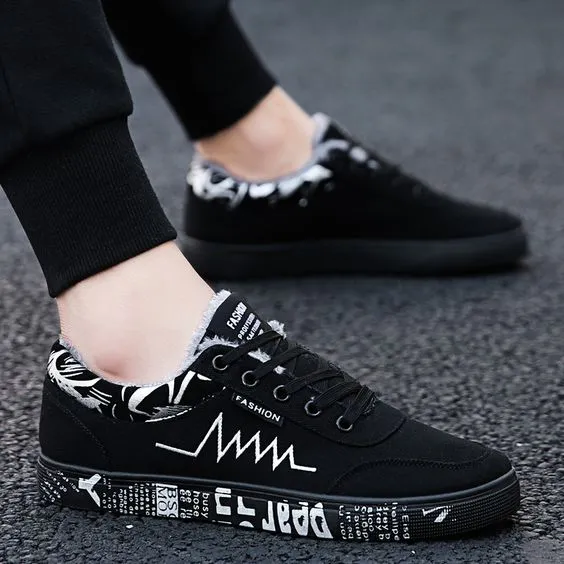 Men's Warm Canvas Shoes