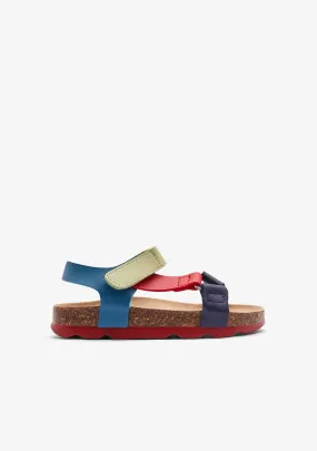 Multi Navy Strips Bio Sandals