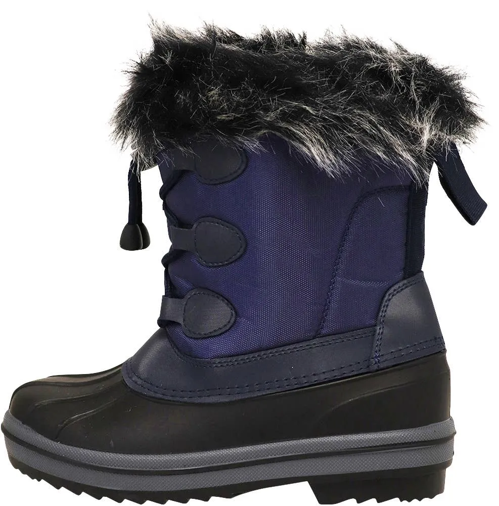 Norty Boys 11-3 Black Fur Ski Boot 50030