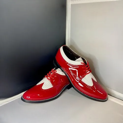 Stacy Baldwin Patent Lizard Red/White 1622313-1