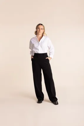 tailored wide leg pant