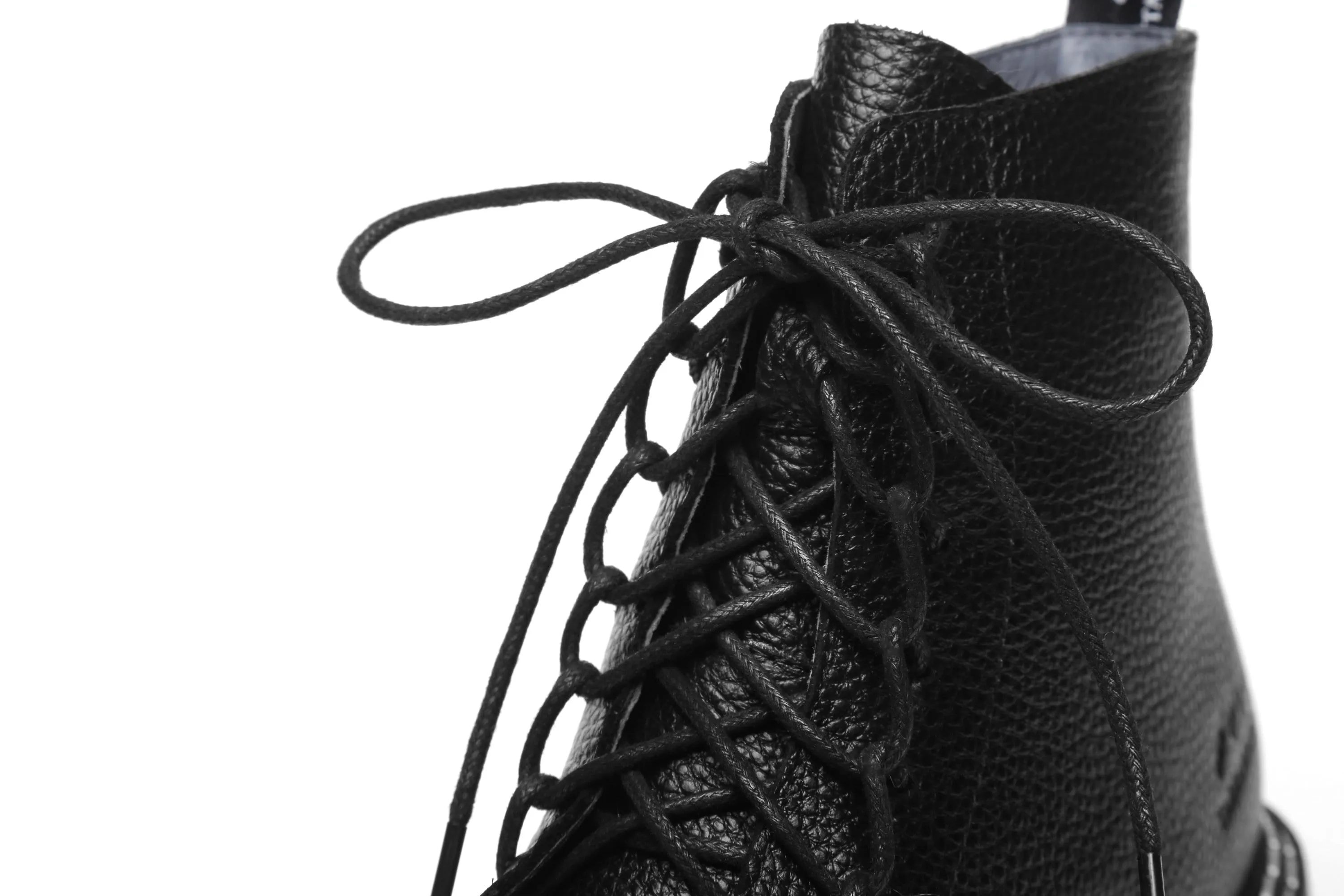 TARRAMARRA® Lana Lace Up High Top Black Boots