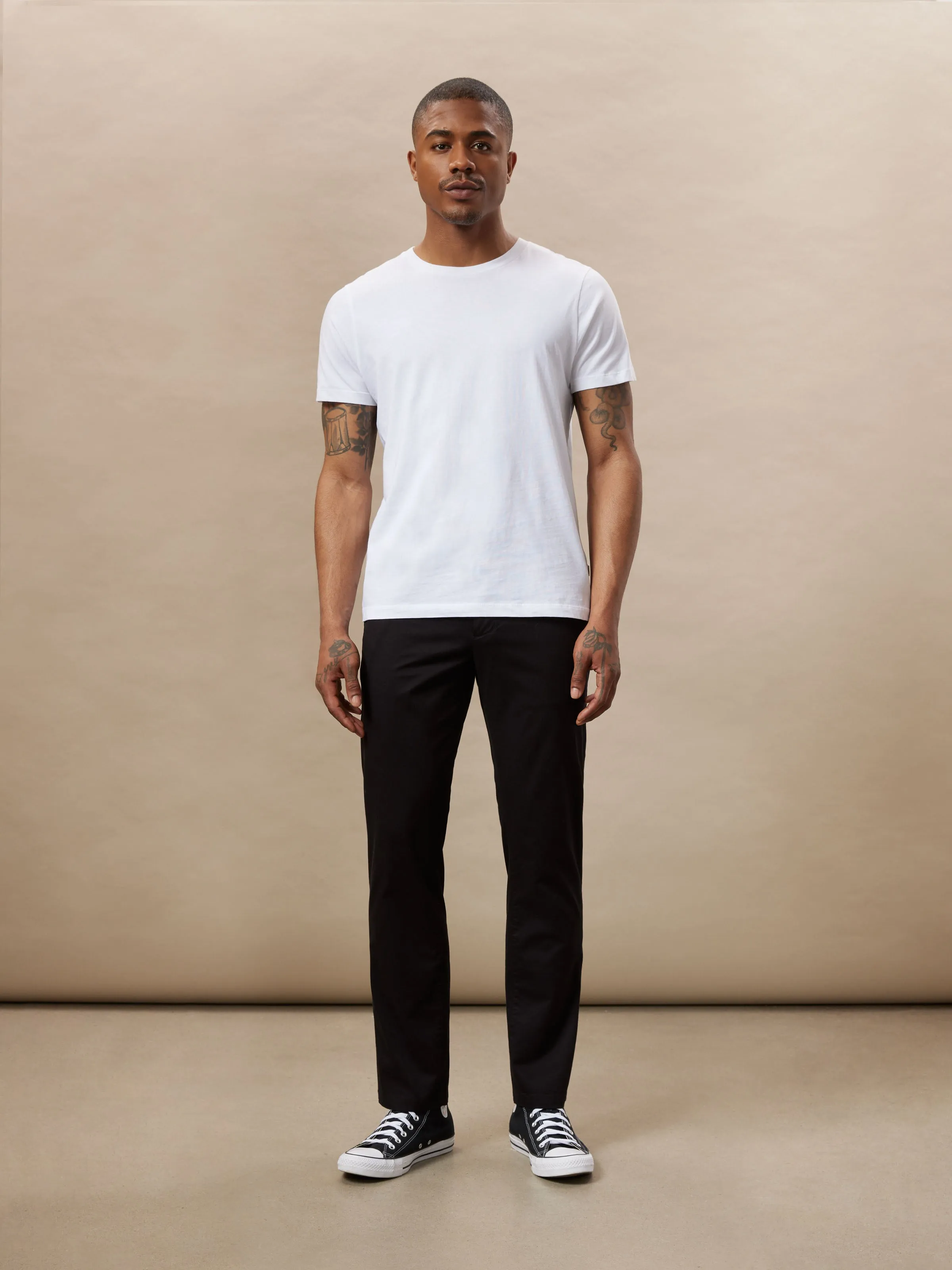 The Brunswick Slim Fit Chino Pant in Black