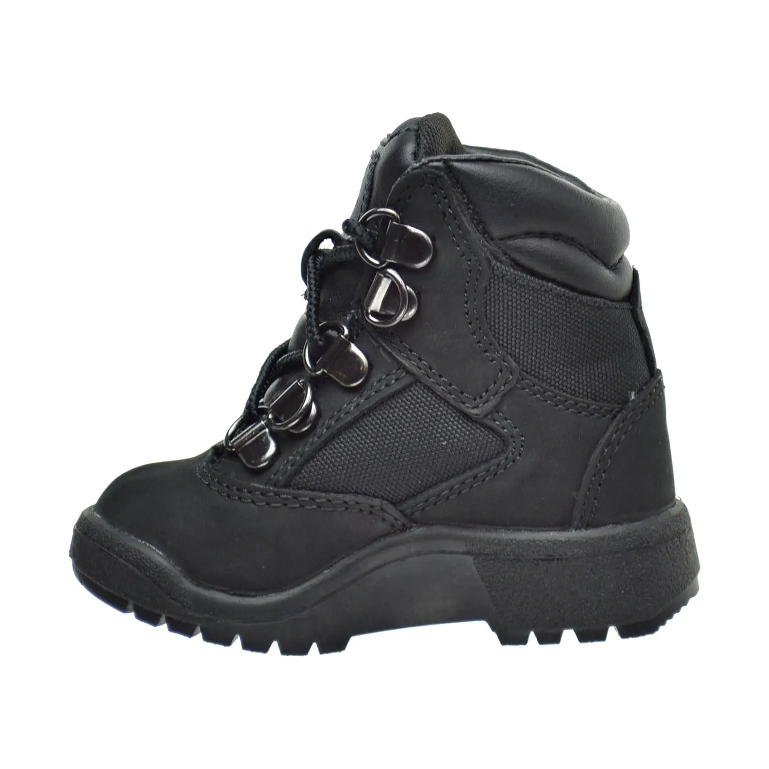 Timberland 6 Inch F/L Field Toddler's Boots Black Nubuck