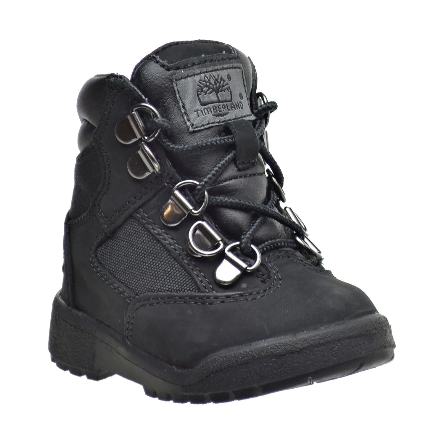 Timberland 6 Inch F/L Field Toddler's Boots Black Nubuck