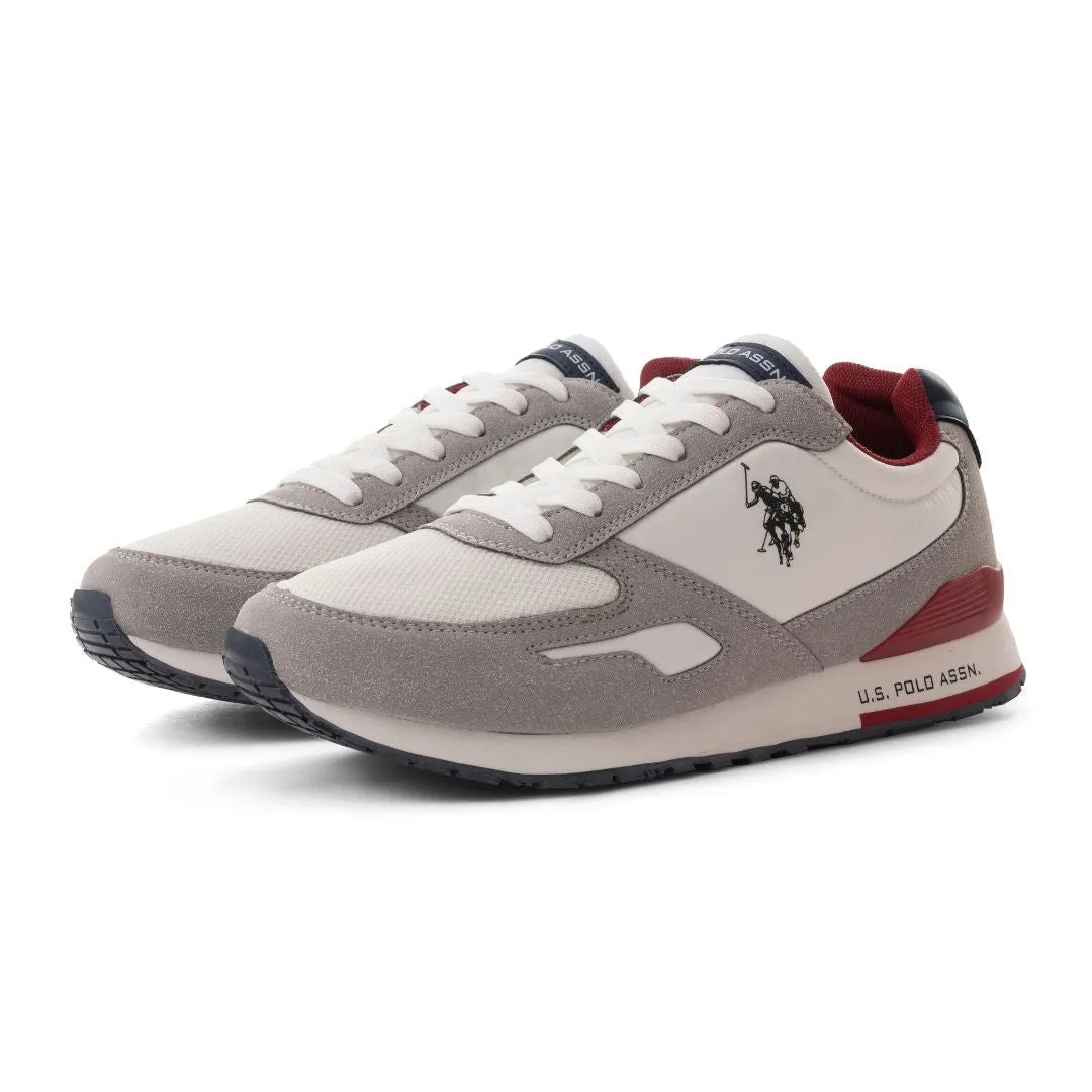 U.S. POLO ASSN. TABRY 006R-WHTRED
