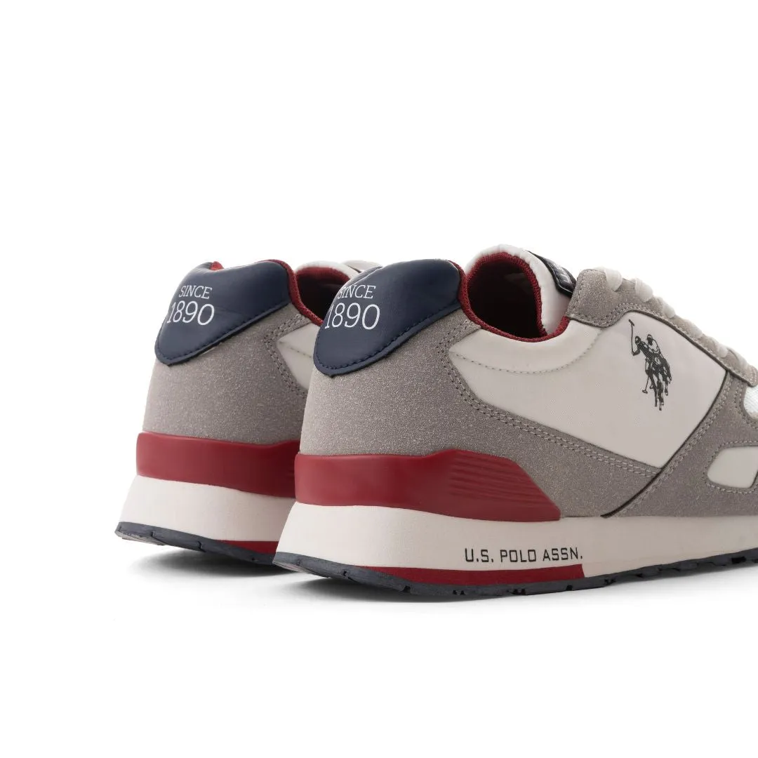 U.S. POLO ASSN. TABRY 006R-WHTRED
