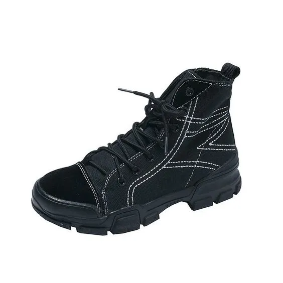 Women's British Street Style High Top Martin Boots